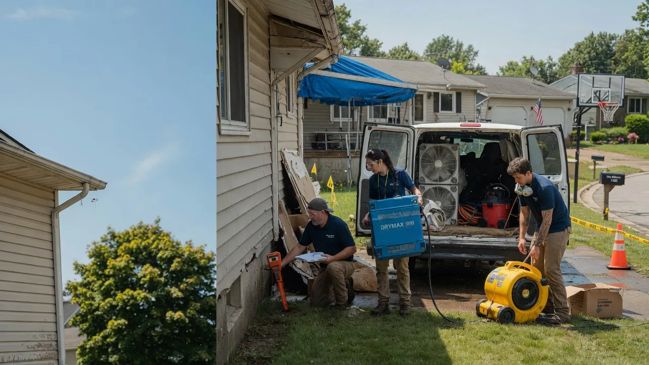 Ceiling Leak Cleanup in Pesotum, IL near me